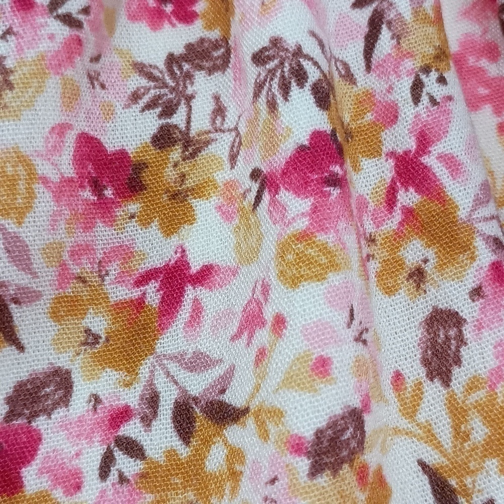 Torrid NWT Floral Elastic Waist Tea Length Skirt Size 2 equivalent to an 18-20 - Picture 11 of 12